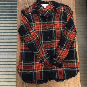 Old Navy Plaid Button Down Top